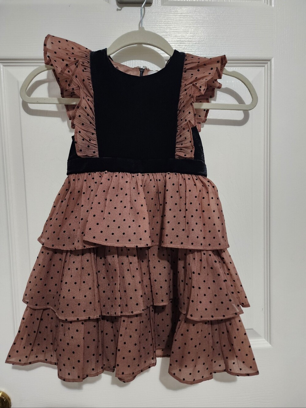 NWT Little Girl's Tiered Polka Dot Dress By Rachel Parcell